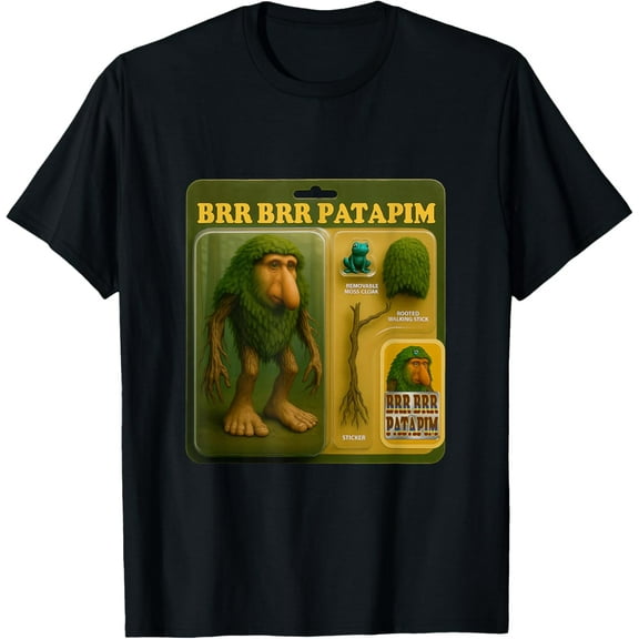 DOPASHIRT Brr Brr Patapim Italian Brainrot Tee Merch T-Shirt Unisex S-5XL Hot Trending Shirt, Vintage Birthday Gift