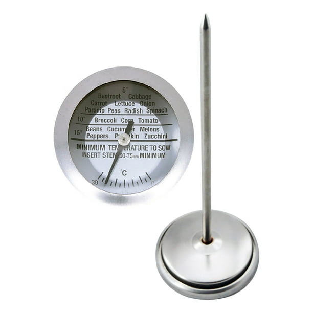Soil Thermometer for Gardening Compost Thermometer with 167MM