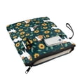 thumbnail image 2 of HELLHERO Cat and Sunflower Pattern Book Sleeve Protector Pouch Storage & Portability Polyester Fabric Book Protection Book Storage Bag with Lightweight, 2 of 8