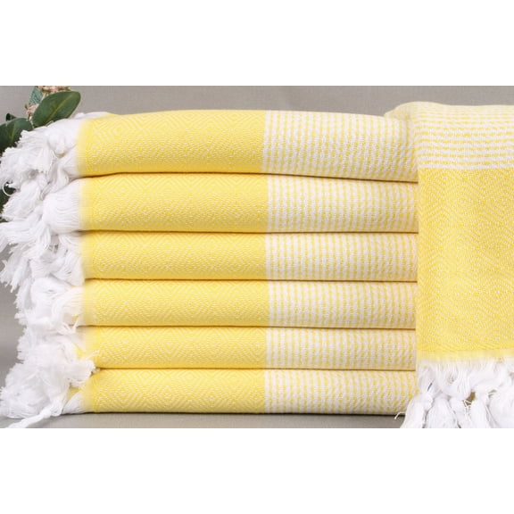 Turkish Beach Towel Personalized, Turkish Beach Towel, Yellow Towel, Diamond Towel, 40x71 Inches Best Beach Towel, Decorative Towel,