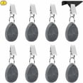thumbnail image 1 of Impresionantes pesos de mármol para manteles, fija el mantel con elegantes piedras en forma de lágrima, los clips de acero inoxidable brindan una fijación segura para reuniones al aire libre, 1 of 5