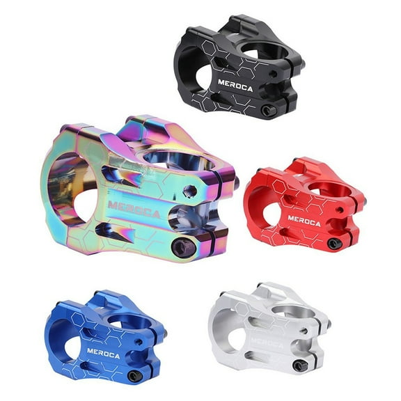 1Pc Stem Aluminum Alloy Cnc Cutting Design Durable Bicycle Handlebar Stem Mtb Short 35Mm Mountain Bike 31.8Mm For Dh Amenduro Blue Fangkenuo