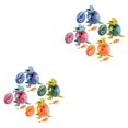 thumbnail image 4 of Vogacara Paquete de 4 juguetes creativos de deformación de huevos de dinosaurio, juegos de ensamblaje DIY, juguete de dinosaurio de 12x6x5cm 2piezas, 4 of 6