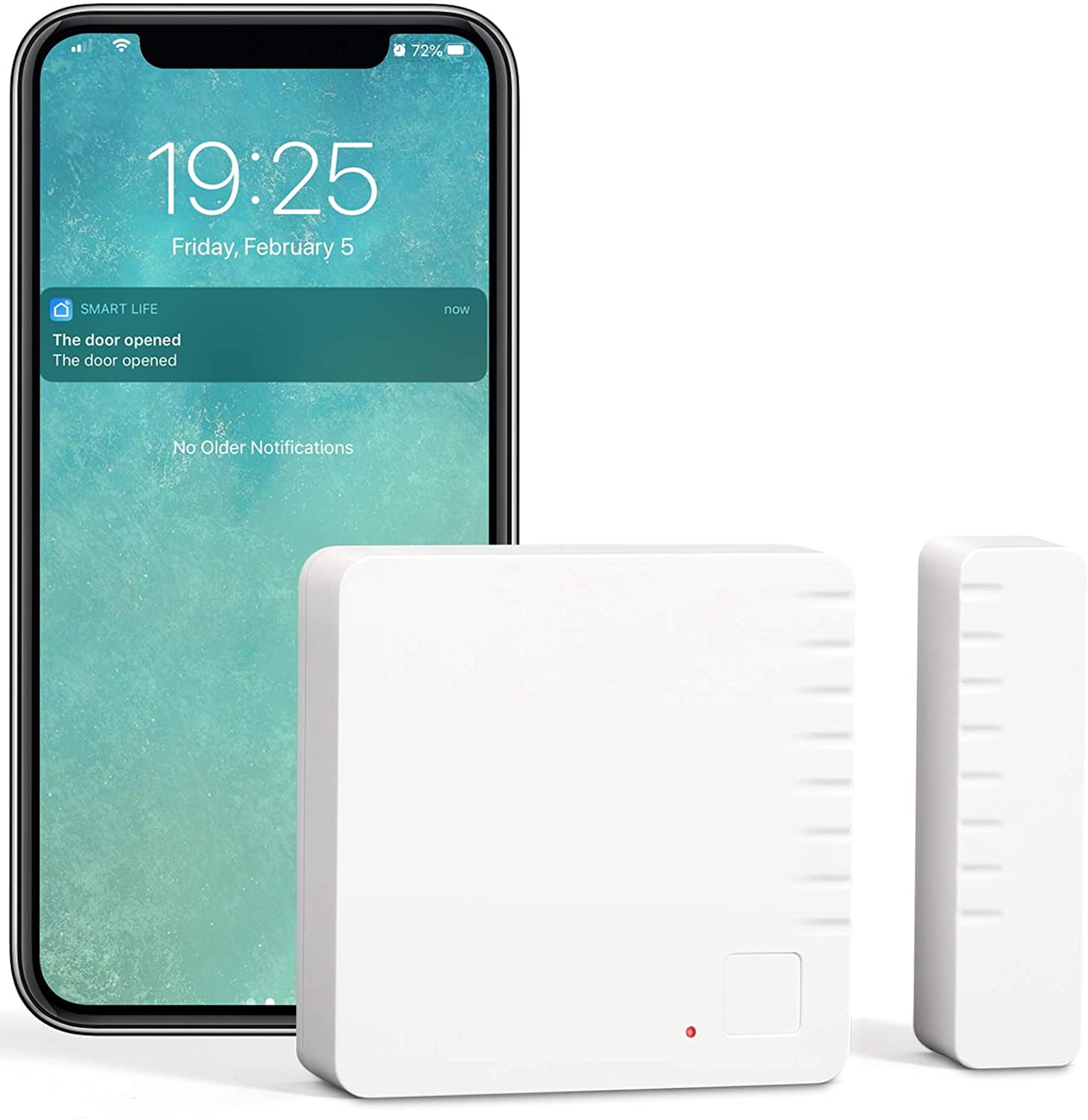 Wsdcam Door Window Alarms for Home Security Kids Safety Wi-Fi Smart Door Sensor Alarm with App