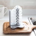 thumbnail image 4 of Glass Washer Double Sided Bristle Brush Cleaner Wall Suction Mounted Cup Washing Tool Bar Kitchen Gadgets, 4 of 6