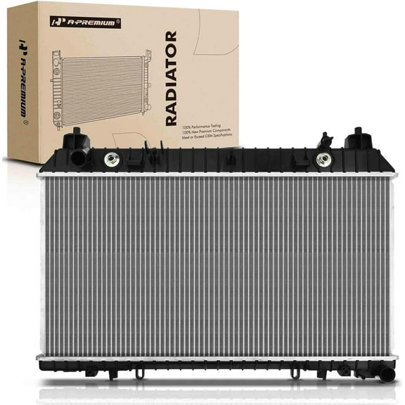 A-Premium Engine Coolant Radiator Assembly with Transmission Oil Cooler Compatible with Chevrolet Camaro 2010-2011 V6 3.6L, Automatic Transmission, Replace# 92218353