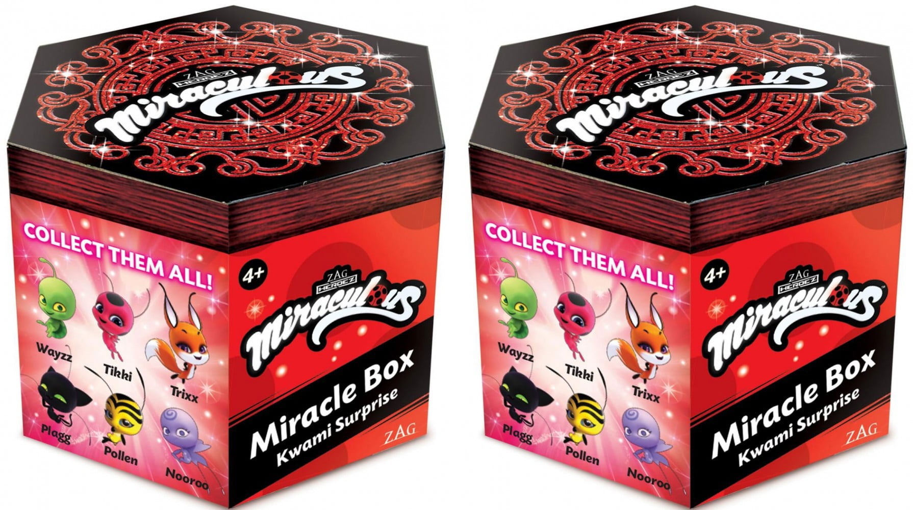Miraculous Miracle Box Kwami Surprise LOT of 2 Mystery Packs - Walmart.com