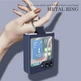 thumbnail image 5 of Samsung Galaxy Z Flip 5 Case with Ring, Shockproof Thin Slim PC Protective Phone Case for Galaxy Z Flip 5G, Navy Blue, 5 of 8
