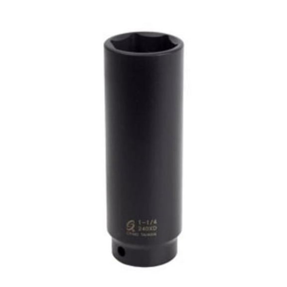 Sunex Tools SUU-240XD 0.5 x 1.25 in. Drive - Extra Long Deep Impact Socket