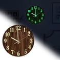 thumbnail image 4 of Reloj de pared luminoso de 12 pulgadas que brilla en la oscuridad, ideal para el hogar, el dormitorio, la sala de estar y el pasillo. A, 4 of 9