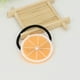 thumbnail image 3 of Paquete de 1 pinzas para el pelo naranjas, discos naranjas, gomas elásticas para el pelo, scrunchies para niñas y mujeres, accesorios para el pelo con frutas bonitas para fiestas de carnaval, 3 of 3