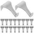 thumbnail image 5 of 20Pcs Heavy Duty Zinc Alloy Picture Hooks Hangers for Rail Hanging, 5 of 5