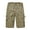 Khaki, variant on Men's Hiking Cargo Shorts Outdoor Travel Shorts for Men with Multi Pocket for Fishing Camping Casual Golf Black 34