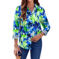 thumbnail image 2 of Flowers and love  Womens Button Down Shirts Boho Floral Printed Long Sleeve Blouses Business Work Shirt Dressy Casual Loose Tops, 2 of 10
