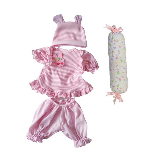 juego de sombreros de muñecas pantalones Set de + Pantalones + Sombrero + Almohada para 17 '' - 18 '' baby Girl Magideal juego de sombreros de muñecas pantalones