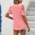 thumbnail image 5 of NJGRAE Sleeveless Tops for Women Womens Oversized T-Shirts Women's Off The Shoulder Casual T Shirt with Point Pullovers Gym Workout Fitted Tees, 5 of 9