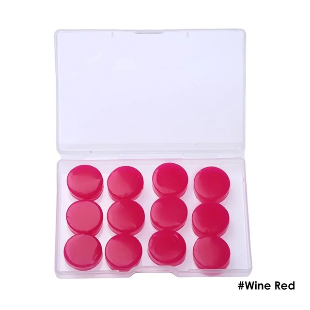 12Pcs Silicone Sleeping Ear Plugs, Noise Reduction Anti-Snore Sound Insulation, Reusable Sleep Ear Protection Earplugs