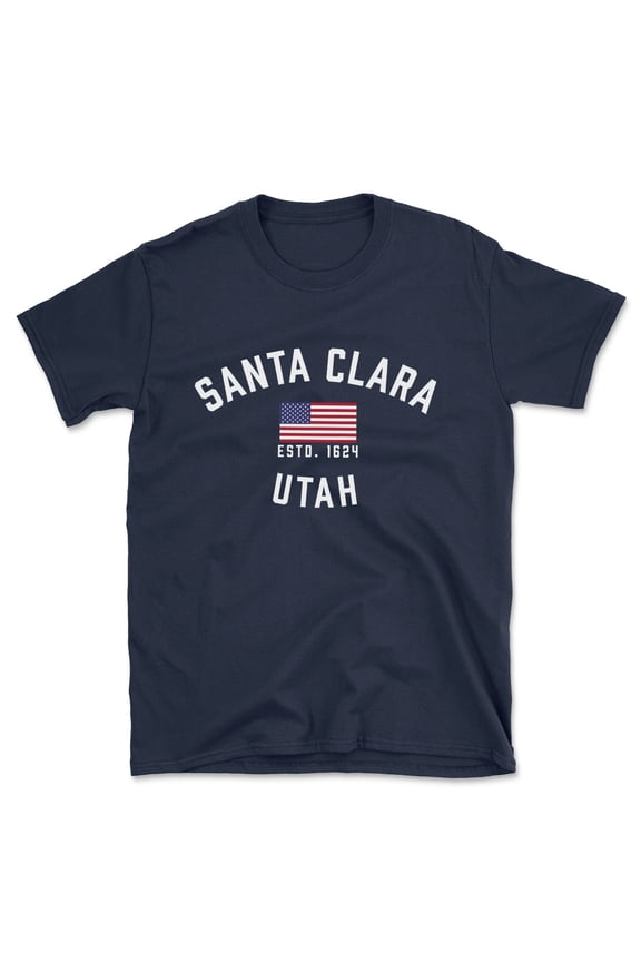Santa Clara Utah Patriot Men's Cotton T-Shirt