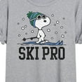 thumbnail image 3 of Peanuts - Snoopy Ski Pro - Juniors Ideal Flowy Muscle T-Shirt, 3 of 6