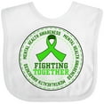 thumbnail image 3 of Inktastic Fighting Together- Mental Health Awareness Boys or Girls Baby Bib, 3 of 4