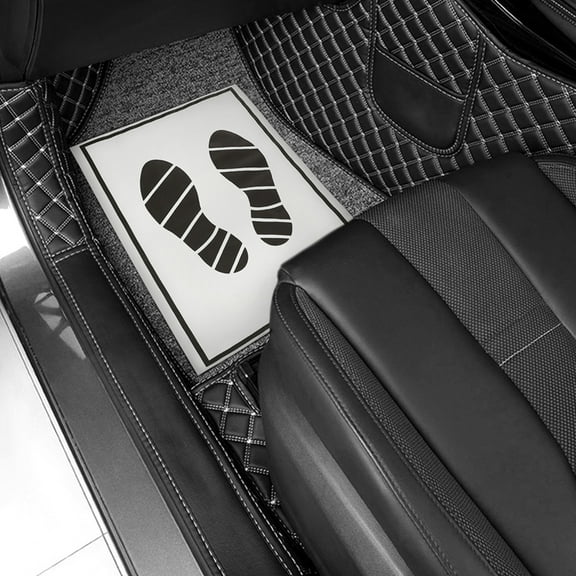 Soimiss 30Pcs Paper Vehicle Foot Pads Disposable for Protect Car Flooring in Cars