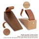 thumbnail image 3 of Wooden door stop, set of 2 door stop base made of beech and black walnut wood, furniture wedges with non-slip rubber pad, silent, shockproof for doors, 3 of 5