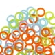 thumbnail image 4 of 100 piezas de plástico DIY colorido anillo de ganchillo círculo ganchos herramienta de artesanía para bolso 1.2cm, 4 of 7