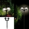 thumbnail image 3 of YUNAFFT Solar Dusk to Dawn Outdoor Post Light with IP65 Waterproof, Hexagon 2-Head Modern Street Light with Sensor for Patio, Backyard, Garden, 3 of 9
