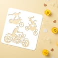 thumbnail image 3 of 2Pcs Motocross Stencil for Painting 11.8x11.8 inch Reusable Cool Splicing Motorcycle Stencil, 3 of 9