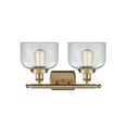 thumbnail image 2 of Innovations Lighting 916-2W-BB-G72 Bell 2 Light 18" Wide Vanity Light - Brass, 2 of 5