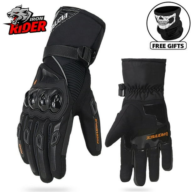 Guantes de Moto a prueba de viento, Guantes impermeables para Moto para hombre, Guantes para montar en Moto, Guantes de Motocross con pantalla táctil para invierno Tan Jianjun unisex