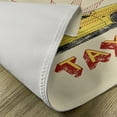 thumbnail image 5 of Ambesonne Retro Place Mats Set of 4, Pop Art Taxi Cab Vintage, Standard Size, Beige Yellow Ruby, 5 of 6