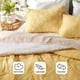thumbnail image 3 of Juego de edredón Bedsure, tamaño completo, amarillo con estampado floral, 3 of 7