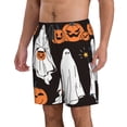 thumbnail image 2 of Fotbe Halloween Ghosts And Pumpkins Trajes de Baño Estampados para Hombre, Shorts de Verano de Secado Rápido, Ropa de Playa, Bañadores-X-Large, 2 of 6