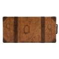 thumbnail image 4 of Old World Map Chairside Table In Brown, 4 of 8