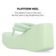 thumbnail image 4 of Journee Collection Womens Shareene Tru Comfort Foam Slip On Platform Wedge Sandals, 4 of 6