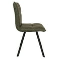 thumbnail image 2 of LeisureMod Wesley Mid‑Back PU Leather Dining Chair with Metal Legs – Fully Assembled, Easy‑Clean & Sturdy, 2 of 7