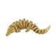 thumbnail image 5 of Figura de cocodrilo articulada de reptil, juguete de simulación de cocodrilo de regalo. Oro, 5 of 9