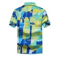 thumbnail image 6 of HEVIRGO Hawaiian Summer Beach Plus Size Men Turn Down Collar Short Sleeve Shirt&nbsp;Top, 6 of 10