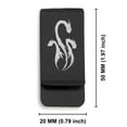 thumbnail image 2 of Stainless Steel Mythical Hydra Head Classic Slim Money Clip Credit Card Holder, 2 of 2