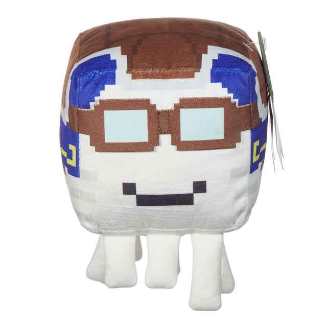 Minecraft Plush Happy Ghast Toy, 8-inch Soft Doll Inspired by the Video Game Character