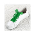 thumbnail image 6 of INSPIRE CHIC 2 Pairs Flat Snow Yarn Shoelaces 2.5cm/4cm Wide Transparent Shoe Laces for Sneakers Green 60cm/24", 6 of 6