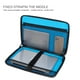 thumbnail image 4 of DOMISO Funda para ordinador Resistente a los Golpes de 17 Pulgadas Funda Protectora con asa Compatible con 17,3 Notebook/DELL Inspiron 17/HP Pavilion/Lenovo ideapad/ASUS/Acer/HP/Alienware 17,Negro, 4 of 5
