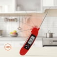thumbnail image 3 of Unique Bargains Durable Digital Meat Thermometer for Home and Kitchen Red 6.1x1.5x1 In, 3 of 5