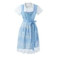 thumbnail image 5 of Bjutir Women'S German Dress Germany Oktoberfest Womens Vintage Dress Short Sleeve Dress Stage Performance Dress, 5 of 8