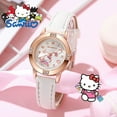 thumbnail image 2 of Watches Cinnamoroll Kuromi My Melody Cute Cartoon Rose Gold with Diamond Belt Watch Women's Quartz Watch, 2 of 14