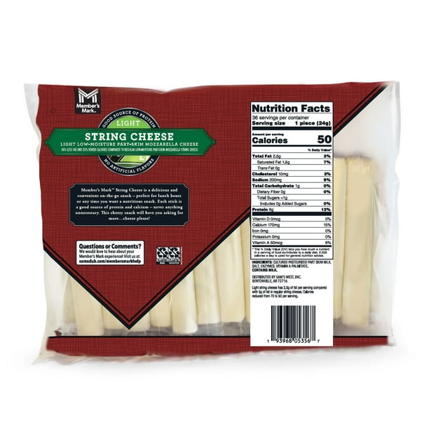 Member's Mark Light String Cheese 36 ct. - Samsclub.com