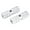 Silver, variant on 1 Pair Anti-slip Groove Strong Load-bearing High Hardness Bike Rear Pedals Aluminum Foot Rest Pegs Bike Accessories