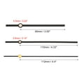 thumbnail image 2 of Clock Hands Kit, 10 Set Clock Hands Kits Clock Mechanism Movement Aluminum Wall Clock Hands Parts, Black, A08, 2 of 6