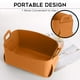thumbnail image 3 of M Cestas de regalo para organizador de bandejas de valet – Caja organizadora de cuero para hombres y mujeres – Accesorios de joyería Bandeja de tocador para mesa de escritorio, 3 of 5